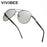 VIVIBEE Photochromic Sunglasses Mens Aviation Polarized UV400 Day and Night Vision Driving Sun Glasses Women Titanium Goggles