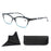 MODFANS Gafas de lectura para mujer, rostro pequeño, marco clásico, gafas elegantes con bisagra de resorte, gafas de presbicia