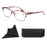 MODFANS Gafas de lectura para mujer, rostro pequeño, marco clásico, gafas elegantes con bisagra de resorte, gafas de presbicia