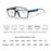 Oversized Reading Glasses Men Squared Frame Readers Vision Presbyopic High Quality Eyeglasses With Camouflage Leg +1+1.5+2+2.5+3