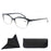 MODFANS Gafas de lectura para mujer, rostro pequeño, marco clásico, gafas elegantes con bisagra de resorte, gafas de presbicia