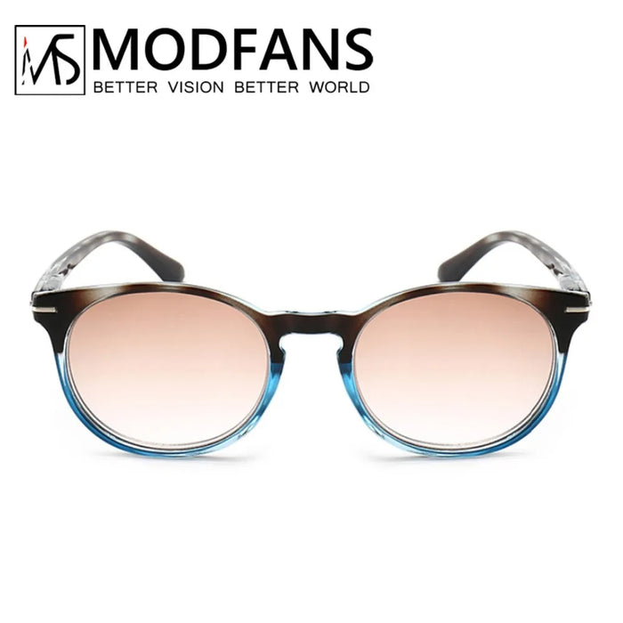 Tinted Reading Glasses Men Women Sun Readers Grey Gradient UV400 Protection Lens Magnifying Sun Glasses Reading