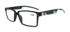 Oversized Reading Glasses Men Squared Frame Readers Vision Presbyopic High Quality Eyeglasses With Camouflage Leg +1+1.5+2+2.5+3
