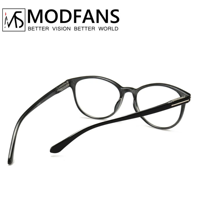 Gafas de Lectura para Mujer Montura Redonda Decoración de Metal Plateado Gafas para Vista Cansada con Aumento 1.5 2.5 3 3.5 4