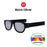 VIVIBEE Novelty Mirror Men Polarized Folding Sunglasses New Arrival Slap Sport Foldable Wristband Shades 2026 Trend Product