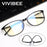 VIVIBEE Lunettes anti-lumière bleue hommes Bluelight Radiation femmes TR90 Ordinateur Gaming Blocage des rayons UV Komputer Eyewear