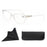 MODFANS Gafas de lectura para mujer, rostro pequeño, marco clásico, gafas elegantes con bisagra de resorte, gafas de presbicia