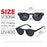 VIVIBEE Men Fashions 2026 Oval Small Sunglasses Clear Classic UV400 Sun Glasses Trends for 2026 Transparent Shades for Women