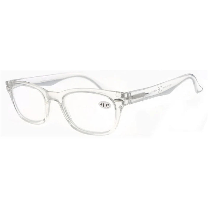 Gafas de Lectura para Hombre Lentes de Sol con Bisagra de Resorte Cómoda Marco Cuadrado Gafas de Lectura para Mujer Carey Negro +1.0+1.5+2.0+2.5+3.0+1.75