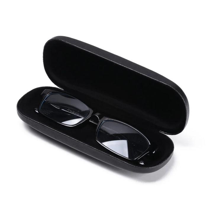 1PC Unisex Hot Leather Eyewear Protector Waterproof Hard Frame Eyeglass Pouch Reading Glasses Box Portable Spectacle Cases