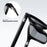 VIVIBEE Gafas de sol polarizadas fotocromáticas de cambio de color, montura gris para hombre, cuadradas clásicas, lentes de transición camaleónicas