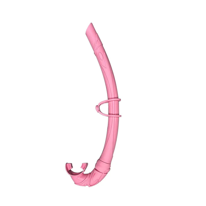 Free Full Silicone Snorkel Can Be Folded Arc-Bite Soft Comfortable Swimming Snorkel