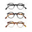 Ladies Reading Glasses Leopard Print Men's Frame anti-blue light