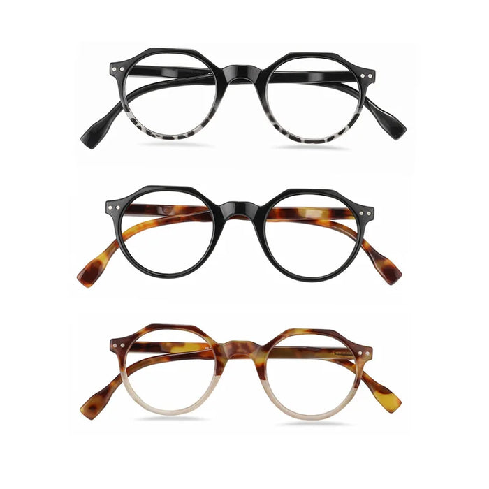 Ladies Reading Glasses Leopard Print Men's Frame anti-blue light