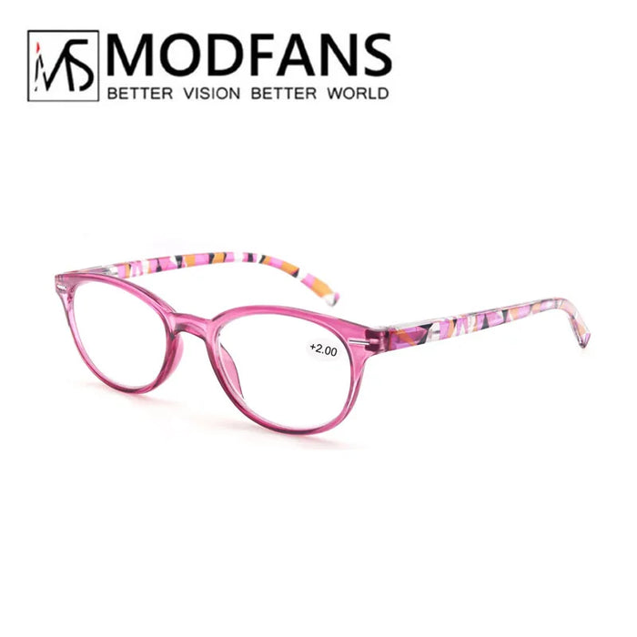 Gafas de lectura coloridas de ojo de gato para mujer, montura ovalada clásica, bisagra de resorte flexible, cómodas gafas de lectura con dioptrías