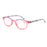 Reading Glasses Women Oval Colorful Frame Readers Hyperopia Presbyopia Vision Care Eyewear with Flexible Spring Hinge