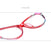 New Reading Glasses Women Flower Leg Cat Eye Frame Presbyopic Glasses PC Red  Fast Sight Eyewear Fast Shipping