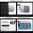 VIVIBEE Polarized Square Flip Up Clip on Sunglasses for Night Driving Lens Men Photochromic Women Fishing Sun Glasses