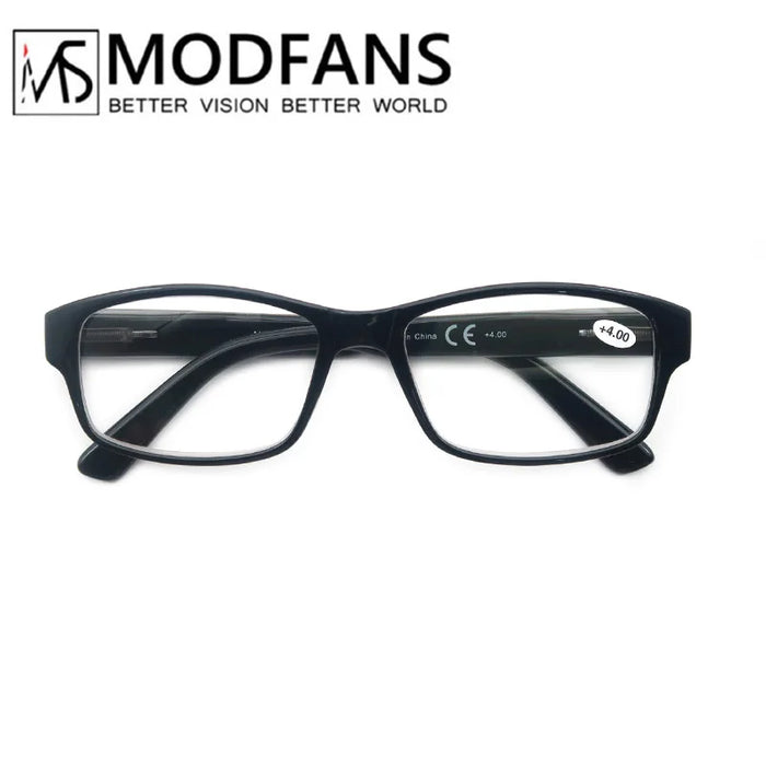 Large Reading Glasses Men Rectangle Oversize Frame Readers Eyeglasses Spring Hinge High Quality Comfortable Wear with Diopter