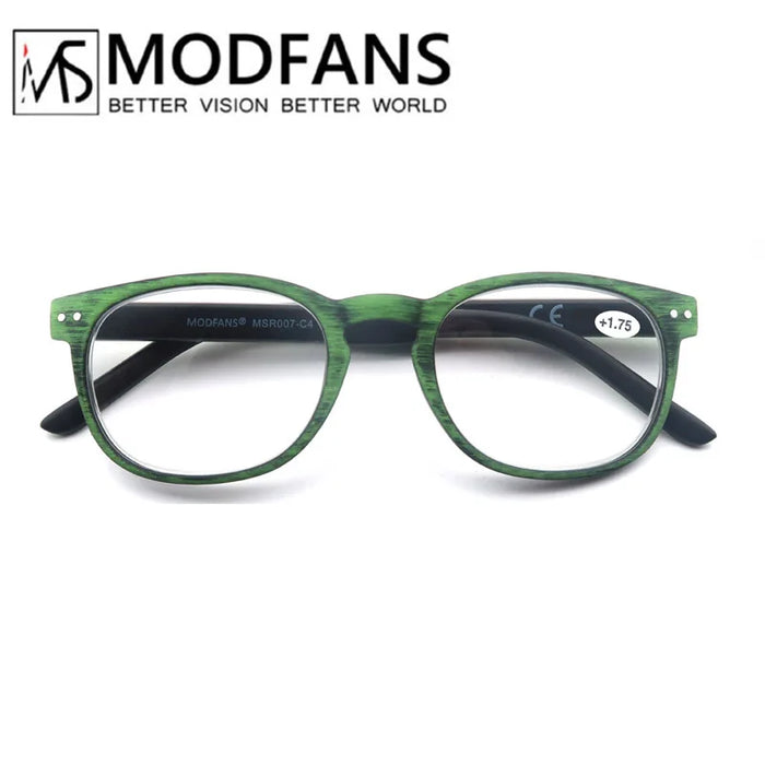 Reading Glasses for Men & Women, Wood-Looked Frame Readers Outdoor Sun Glasses Reading -  Lightweight Spring Hinge Eyegalsses