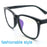 Gafas de lectura con bloqueo de luz azul para mujer, elegantes, cuadradas, para hombre, con protección UV, lupas antirreflejo, 0 grados