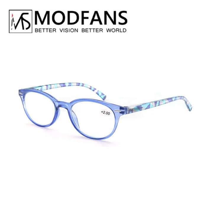 Gafas de lectura coloridas de ojo de gato para mujer, montura ovalada clásica, bisagra de resorte flexible, cómodas gafas de lectura con dioptrías