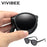 VIVIBEE Women Square Folding Sunglasses 2026 Trending Product Black UV400 Spring Hinge Eyewear Men Retro Mirror Red Sun Glasses
