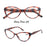 Gafas de lectura para mujer, diseño ojo de gato, ligeras, irrompibles, presbicia, con bisagra de resorte