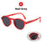 VIVIBEE Women Square Folding Sunglasses 2026 Trending Product Black UV400 Spring Hinge Eyewear Men Retro Mirror Red Sun Glasses