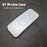 VIVIBEE Clip on Sunglasses Plastic Box Case M L White Transparent