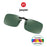 VIVIBEE Mens Fishing Clip On Sunglasses Mirror Blue Eyeglasses Polarized UV400 Women Square Night Vision Driving Sun Glasses