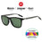 VIVIBEE Luxury Square Polarized Sunglasses Men Driving Blue Mirror Lens Classic Unisex Sun Glasses 2026 Trends Women Shades