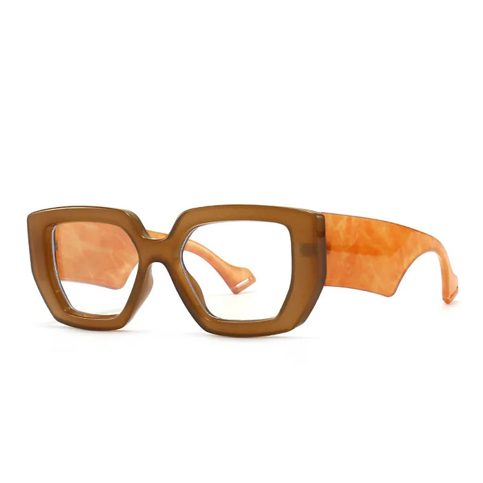 Montures de lunettes de femme bloquant la lumière bleue verres optiques verts transparents monture tendance lunettes de vue d'ordinateur
