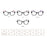 Reading Glasses Women Round Frame PC Reading Glasses for Men Spring Hinge