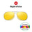 VIVIBEE Oversized Pilot Flip Up Clip on Sunglasses Polarized Men Driving Alloy Frame Big Size Women Aviation Glasses Clips