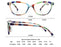 Gafas de lectura coloridas de ojo de gato para mujer, montura ovalada clásica, bisagra de resorte flexible, cómodas gafas de lectura con dioptrías