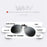 VIVIBEE Rimless Pilot Flip Up Clip on Sunglasses Oversized Men Polarized Clips Aviation Big Size Driving Women UV400 Glasses