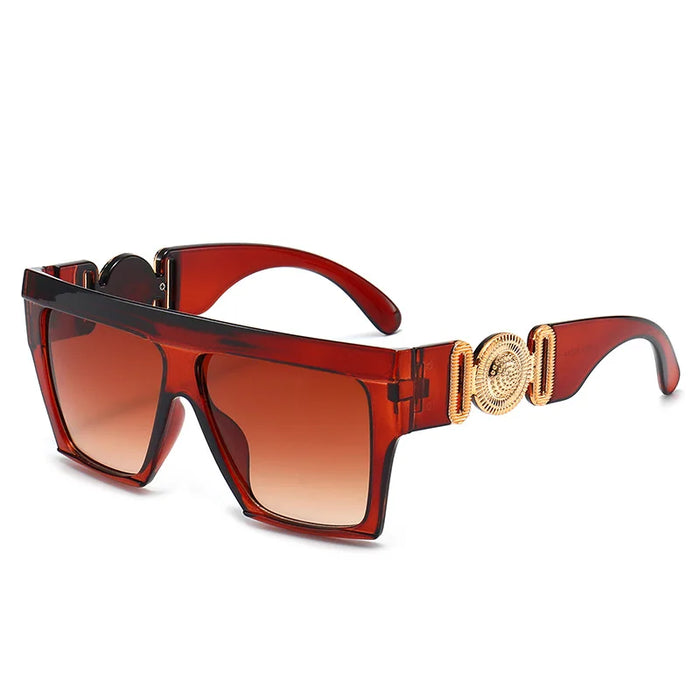 Oversize Square Sunglasses Women Fashion New Vintage Big Frame Shades Men Sun Glasses UV400 Eyewear Oculos Gafas De Sol