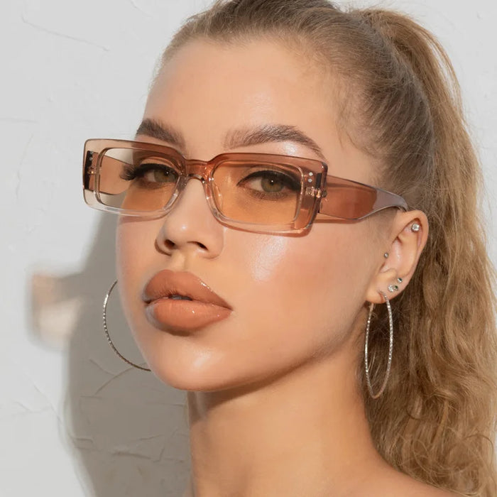 Small Rectangle Sunglasses Women Vintage Brand Designer Men Square Sun Glasses Shades Female UV400 Oculos Eyewear