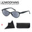 Women Reading Sun Glasses Oval Cat-Eye Classic Frame Sunglasses Readers Eyeglasses Spring Hinge Lightweight Wear with Diopter