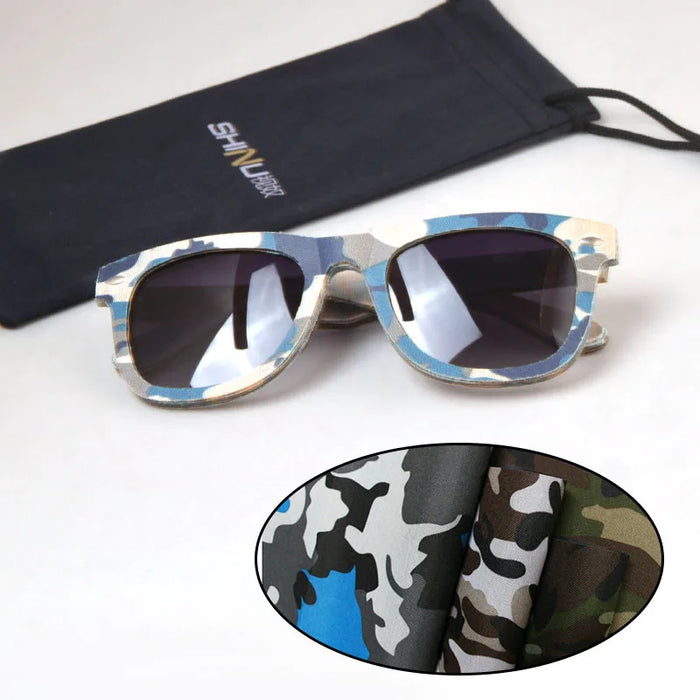 Gafas de sol polarizadas SHINU para hombre, lentes cr39, vaqueros, gafas de sol para mujer, camuflaje, gafas de moda 2021