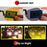 VIVIBEE Rimless Pilot Flip Up Clip on Sunglasses Oversized Men Polarized Clips Aviation Big Size Driving Women UV400 Glasses