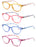Reading Glasses Women Oval Colorful Frame Readers Hyperopia Presbyopia Vision Care Eyewear with Flexible Spring Hinge