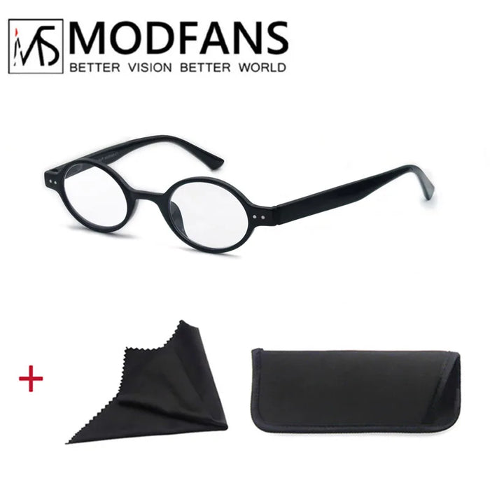 Women Round Classic Frame Presbyopic Glasses for Reading Men Reading Glasses Lightweight Spring Hinge with Diopter +1.0 to +4.0
