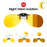 VIVIBEE Polarized Square Flip Up Clip on Sunglasses for Night Driving Lens Men Photochromic Women Fishing Sun Glasses