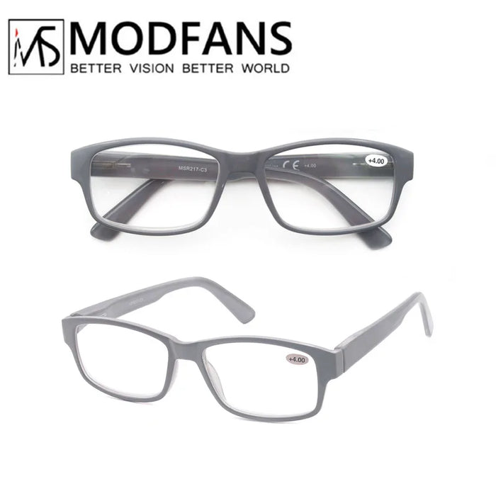 Large Reading Glasses Men Rectangle Oversize Frame Readers Eyeglasses Spring Hinge High Quality Comfortable Wear with Diopter