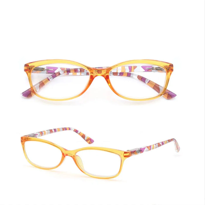Reading Glasses for Women,Classic Colorful Readers Eyeglasses Ladies,Lightweight Flexible Spring Hinge,Round/Oval/Square Frame