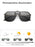 VIVIBEE Polarized Flip Up Clip On Sunglasses for Glasses Men Oversized Driving UV400 Mirror Red Fishing Night Vision Eyeglasses