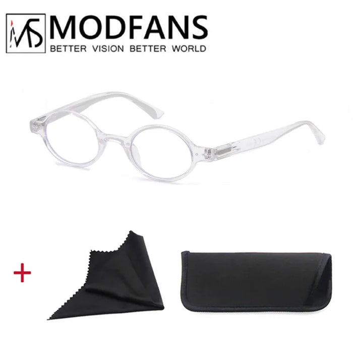 Women Round Classic Frame Presbyopic Glasses for Reading Men Reading Glasses Lightweight Spring Hinge with Diopter +1.0 to +4.0