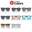 VIVIBEE Luxury Square Polarized Sunglasses Men Driving Blue Mirror Lens Classic Unisex Sun Glasses 2026 Trends Women Shades